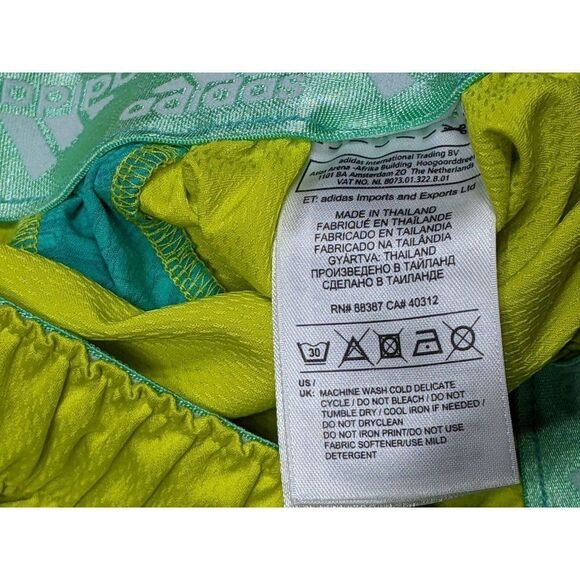 (3/$27)Adidas Size Small Pull On Clima Lite Elastic Waist Yellow Athletic Shorts - Picture 4 of 10